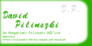 david pilinszki business card